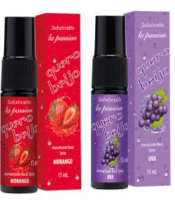 Aromatizante Bucal Quero Beijo 15ml - Sofisticatto