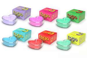 Vela Fogo Da Paixão Beijável com Glitter 20g - Sexy Fantasy