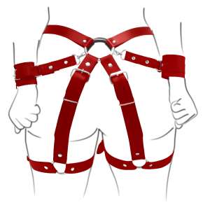 Harness Para Cintura e Algema  - Brasil Fetiche