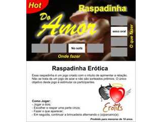 Raspadinha do Amor Hot - Embalagem com 10 Unidades - Erotiks