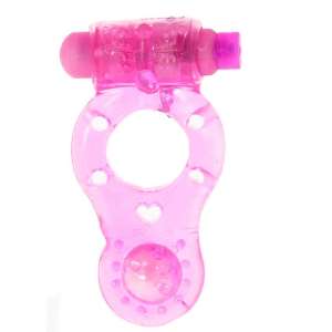 Anel Peniano com Vibro e Estimulador Pérola - Importado